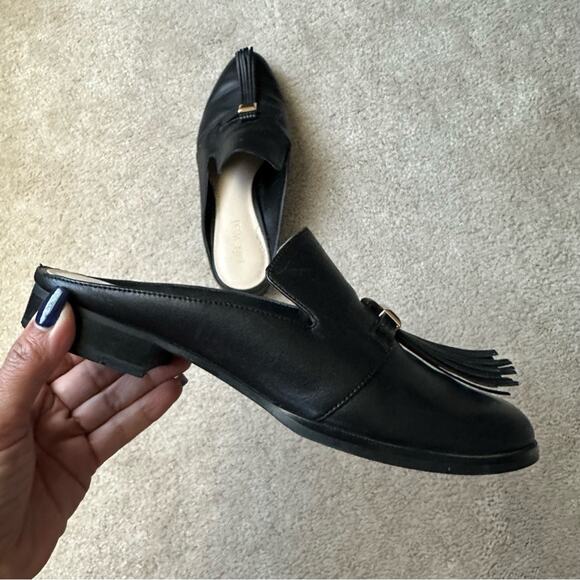 Nine West Black slip on flats size 7.5 - Picture 6 of 10